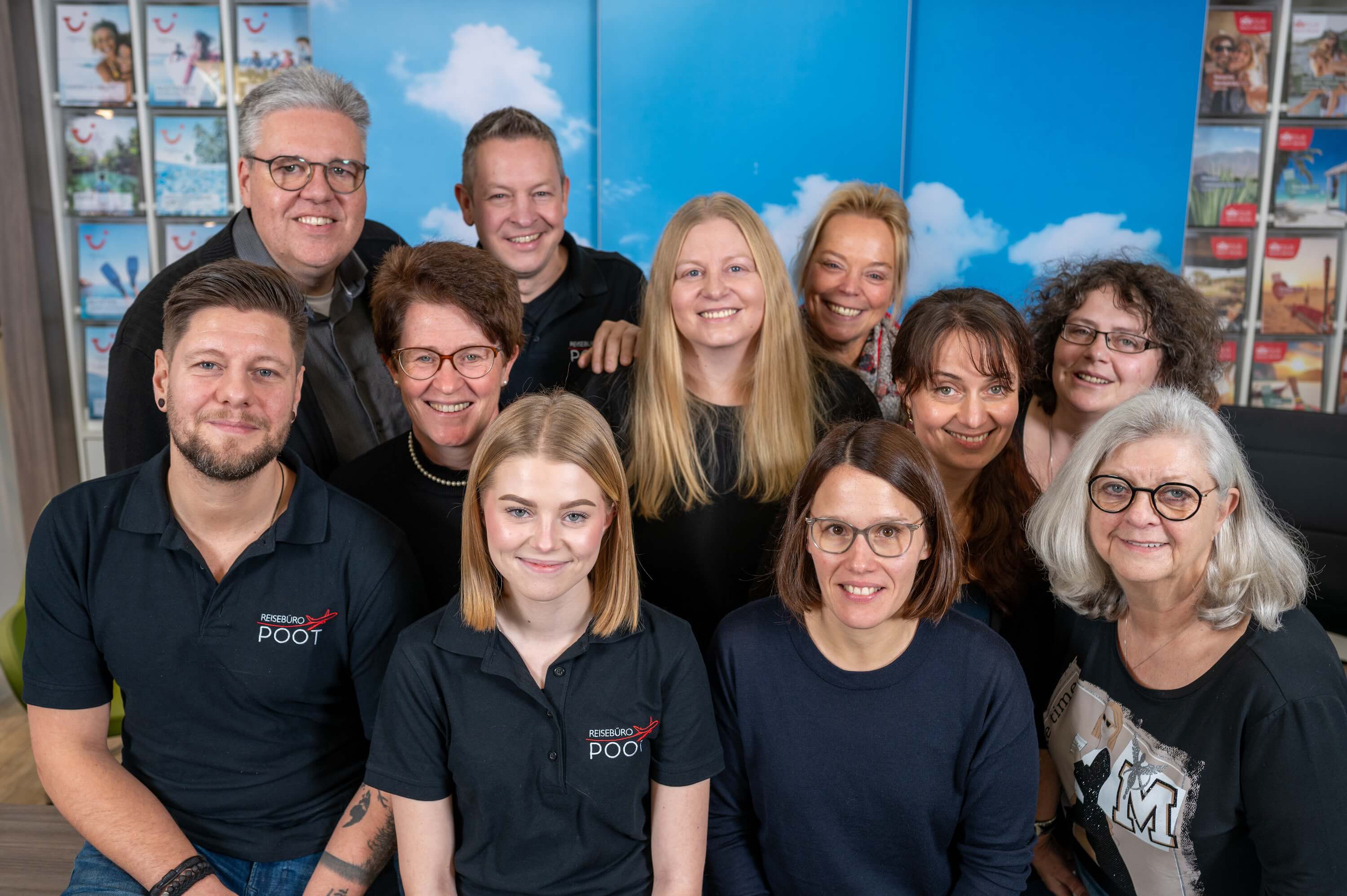 Het team van Reisbureau Poot in Emmerich